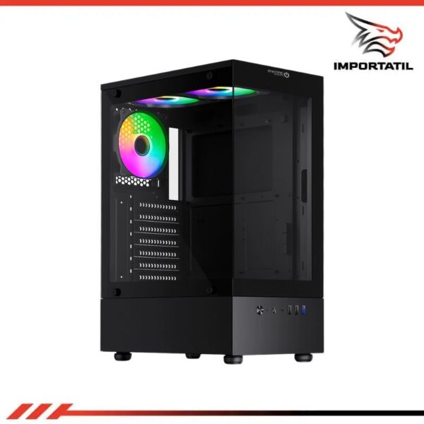 CASE ENKORE VALENTE 3FAN ARGB S/FUENTE.