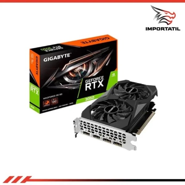 Tarjeta gráfica Gigabyte RTX 3050 6GB GDDR6 OC