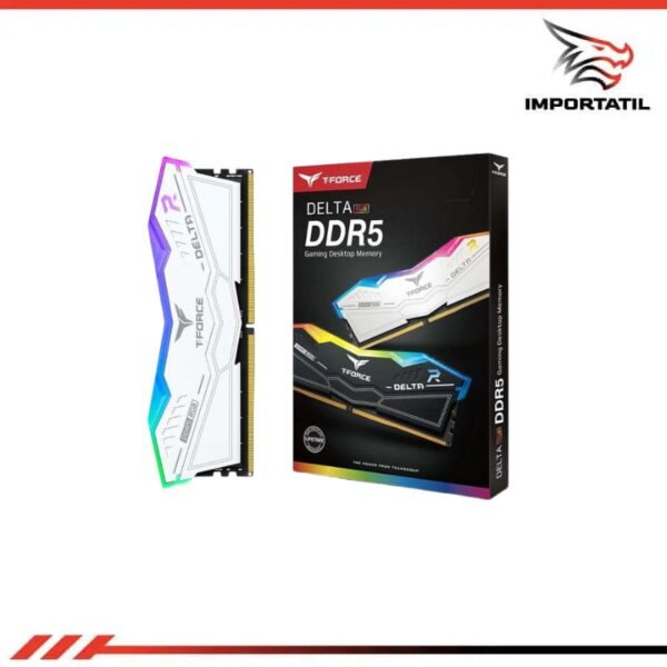 MEMORIA RAM TEAMGROUP T-FORCE DELTA RGB 32GB (2X16) 6000MHZ DDR5