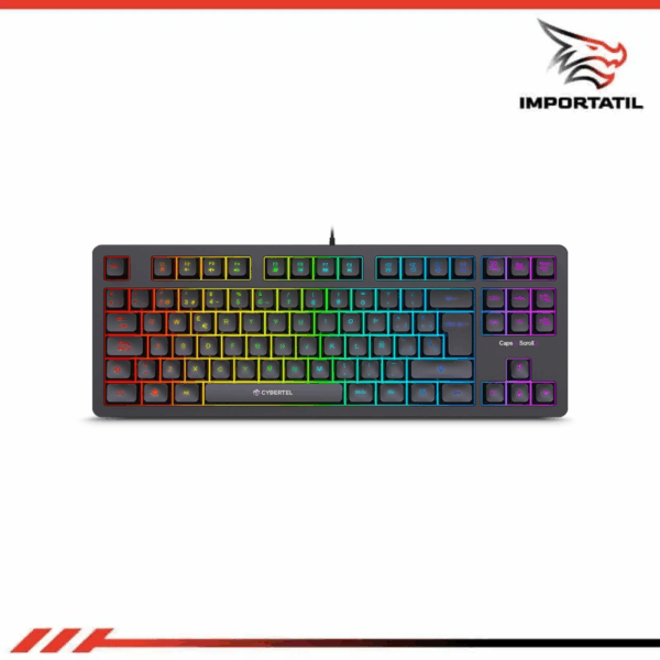 TECLADO GAMER CYBERTEL KILLER RAINBOW