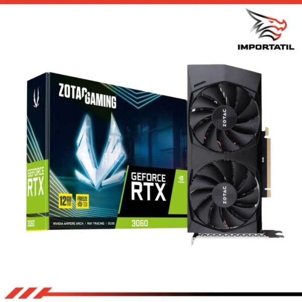 TARJETA DE VIDEO ZOTAC GAMING GEFORCE NVIDIA RTX 3060 12GB GDDR6