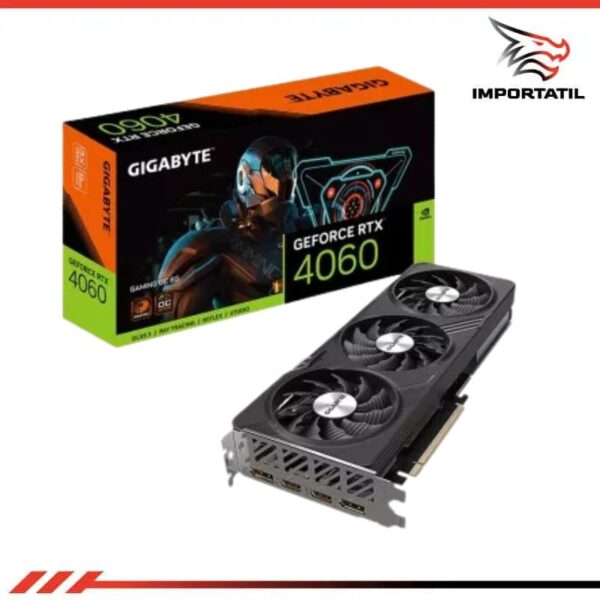 TARJETA DE VIDEO GIGABYTE GAMING OC RTX 4060 8GB GDDR6 OC