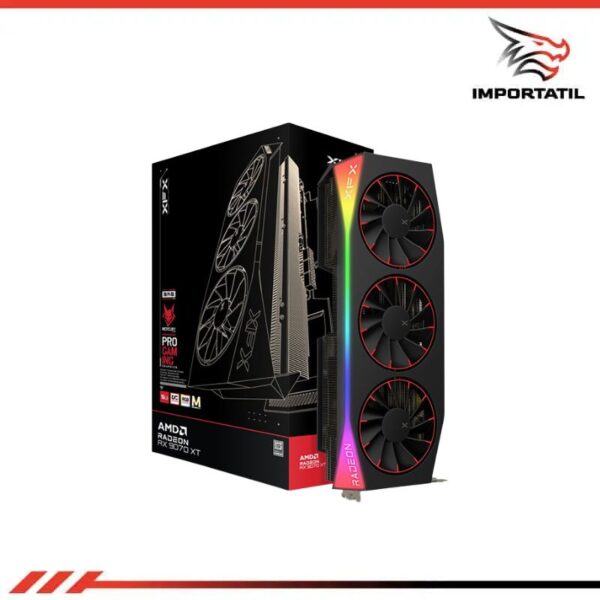 TARJETA DE VIDEO RX 9060XT 16GB XFX MERCURY 3X GDDR6 BLACK