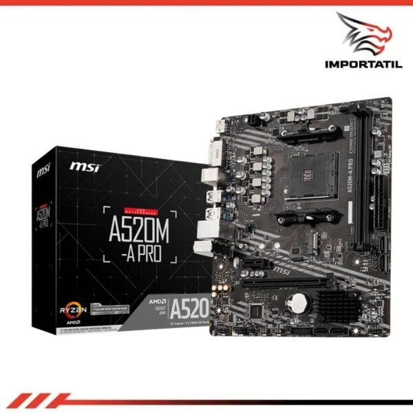 PLACA MADRE MSI A520M – A PRO (AM4) (DDR4)