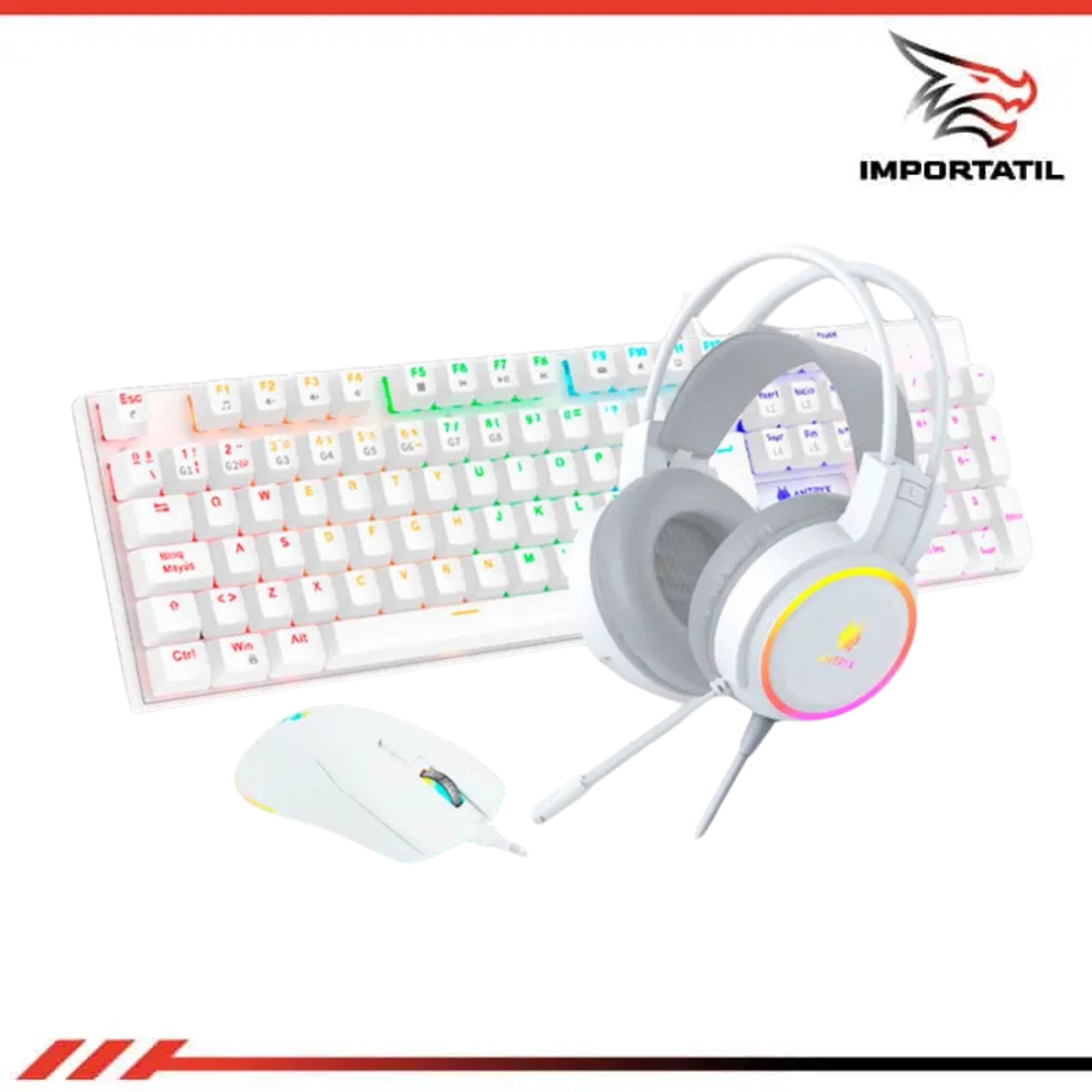 KIT GAMER ANTRYX GC-3100 X3 WHITE
