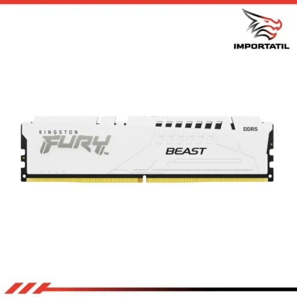 MEMORIA RAM KINGSTON FURY BEAST 16GB 6000MHZ DDR5 WHITE