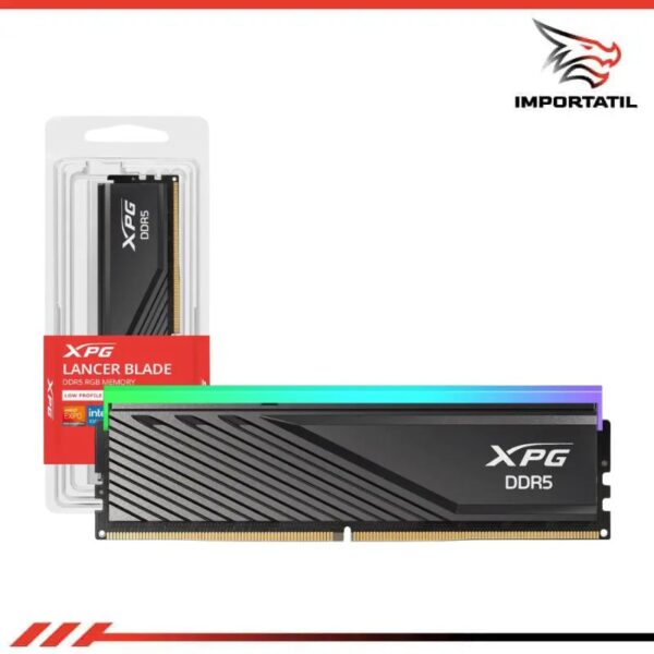 MEMORIA RAM XPG LANCER BLADE 16GB DDR5 6000MHZ RGB BLACK