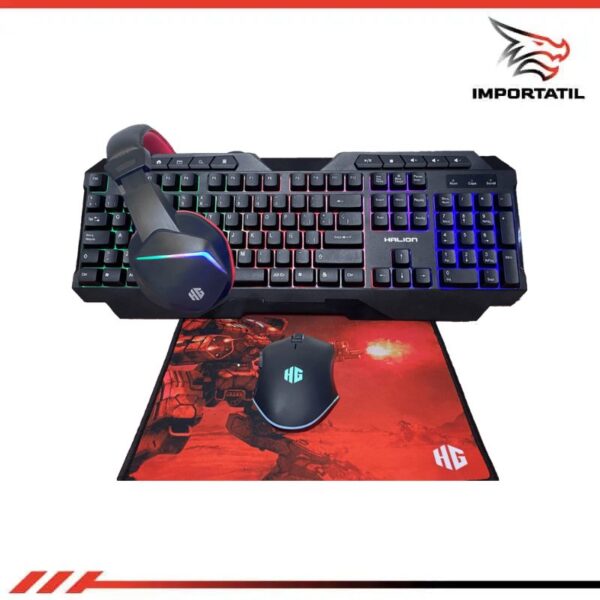 KIT GAMER 4 EN 1 HALION: MERCURY HA-404C