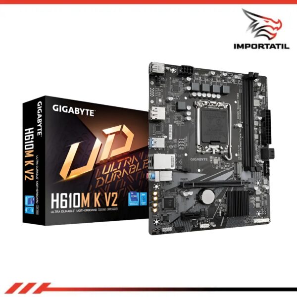 PLACA GIGABYTE H610M K V2 LGA1700 DDR5