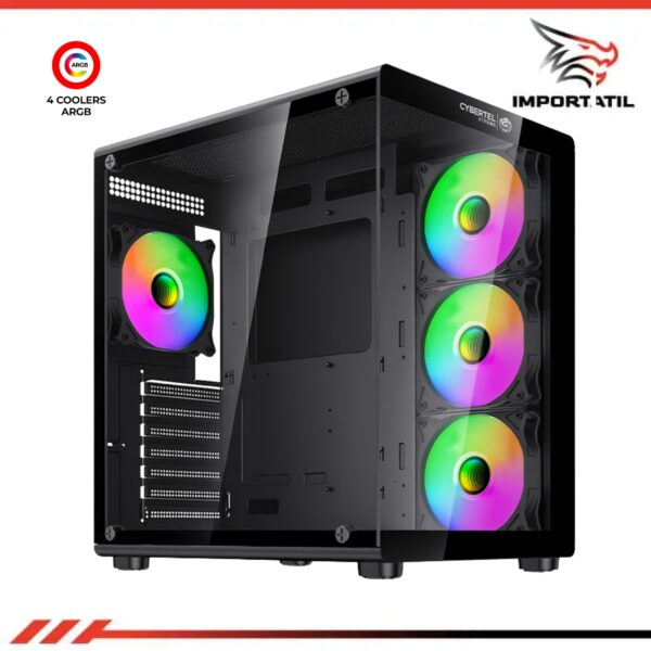 CASE CYBERTEL XTREME 4FAN RGB