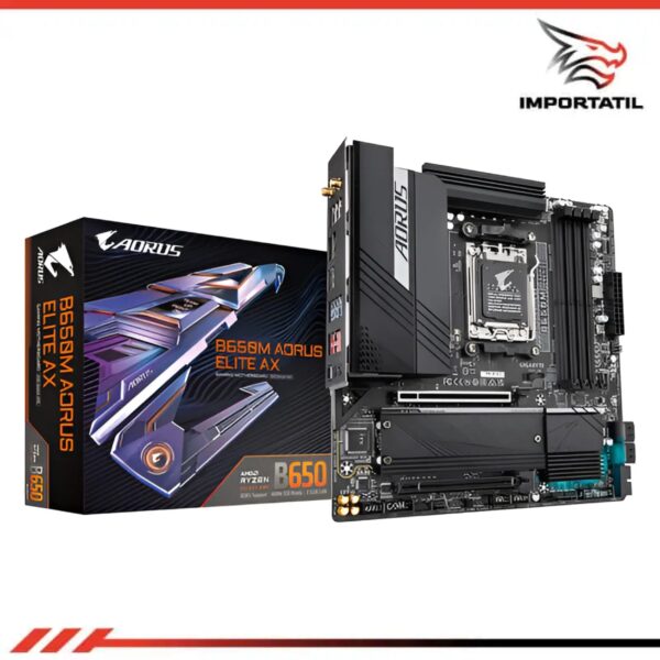 PLACA AORUS B650 ELITE AX (AM5) DDR5 WIFI 6E