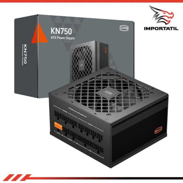 Fuente de Poder PCCOOLER KN750 750W 80 Plus Gold Full Modular