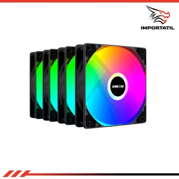 KIT COOLER PARA PC AIRBOMM SPRINKLER 4FAN