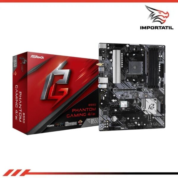 PLACA MADRE ASROCK PHANTOM GAMING 4/ac AM4 ATX