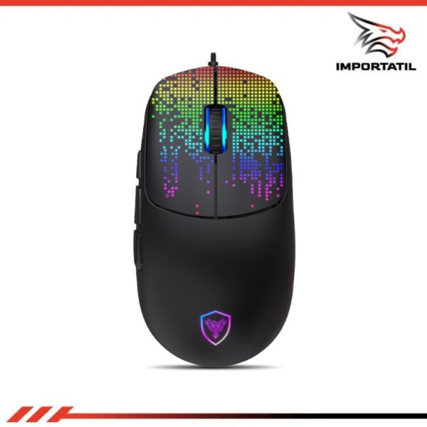 MOUSE GAMER MICRONICS PLAYER 12800DPI USB RGB