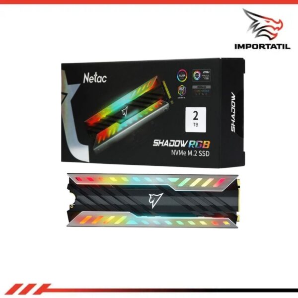 SSD NETAC SHADOW RGB 2TB M.2 NVMe