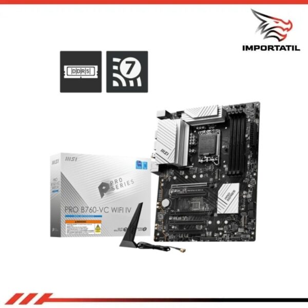PLACA MADRE MSI PRO B760 VC WIFI IV DDR5