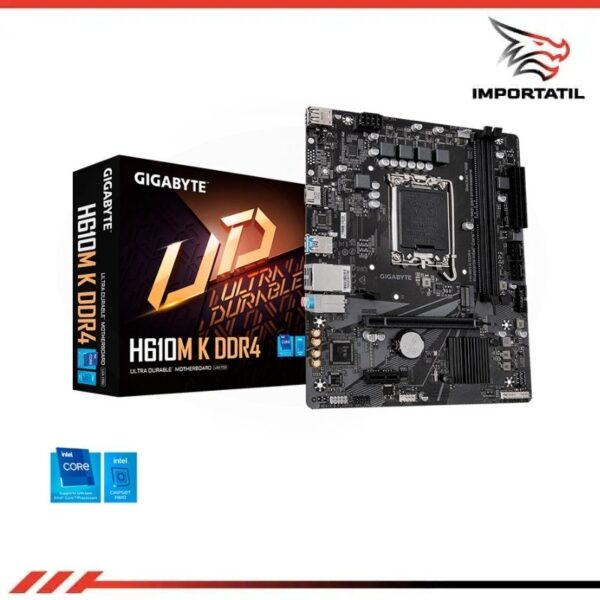 PLACA MADRE GIGABYTE H610M K DDR4