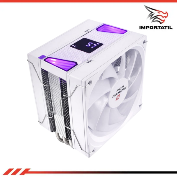 DISIPADOR DE TORRE ROG GAMING X RG400PLUS 2FAN LED DE TEMPERATURA WHITE