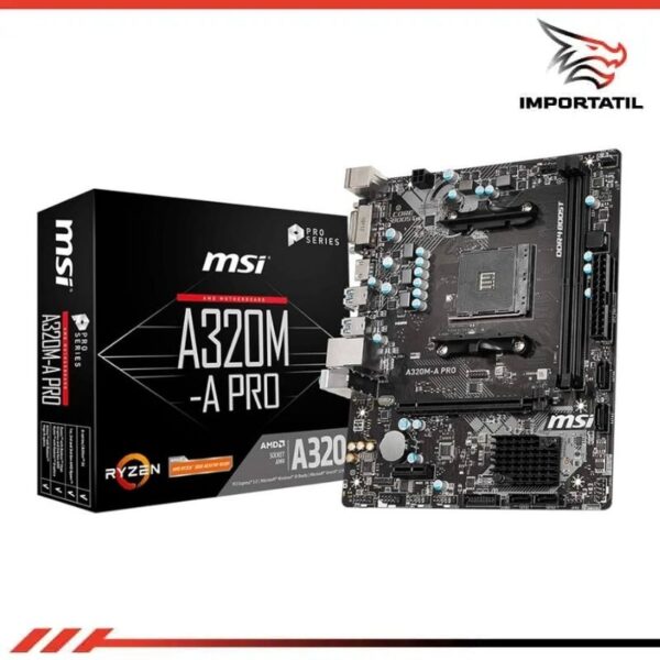 PLACA MADRE MSI A320M-A PRO AM4 DDR4