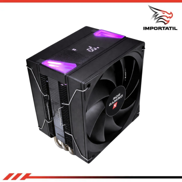 DISIPADOR DE TORRE ROG GAMING X RG400PLUS 2FAN LED DE TEMPERATURA BLACK