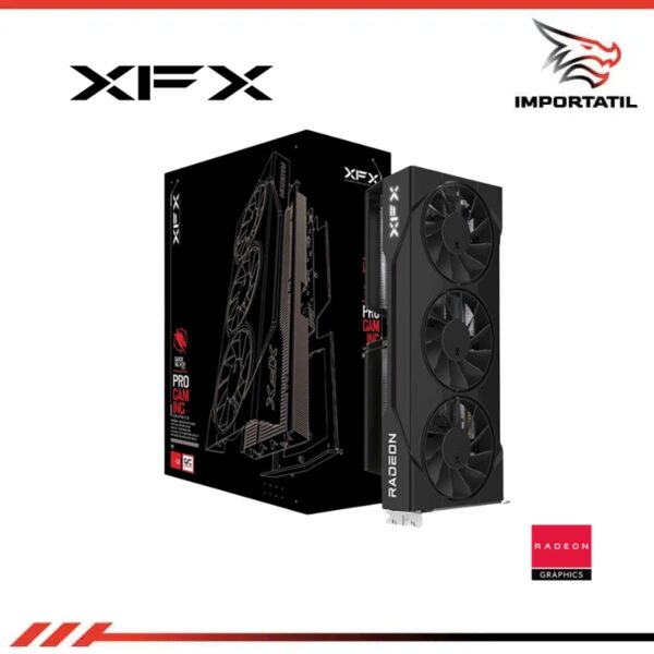 TARJETA DE VIDEO XFX RX9060XT 16GB 3FAN OC EDITION