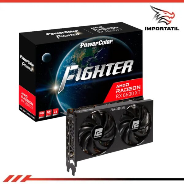 TARJETA DE VIDEO POWER COLOR FIGHTER RX6600XT 8GB