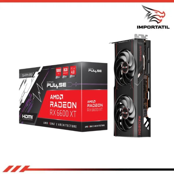 TARJETA DE VIDEO SAPPHIRE PULSE RX6600XT 8GB GDDR6