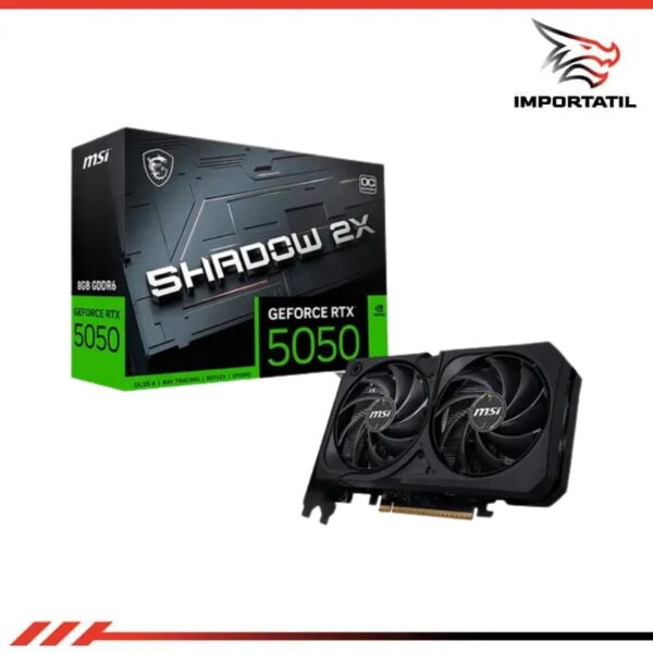 TARJETA DE VIDEO MSI SHADOW RTX5050 8GB GDDR6