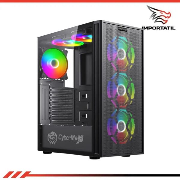 CASE CYBERTEL XPLORER 6 FAN ARGB MESH