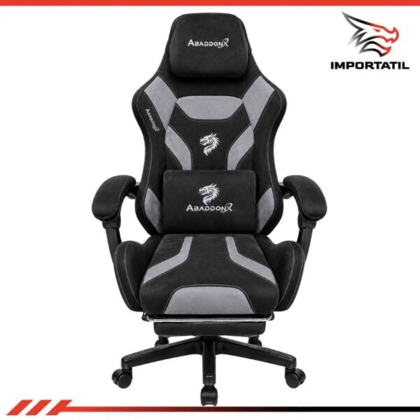 SILLA GAMER ABADDONX LS D1200 NEGRO/GRIS (BLACK/GREY)
