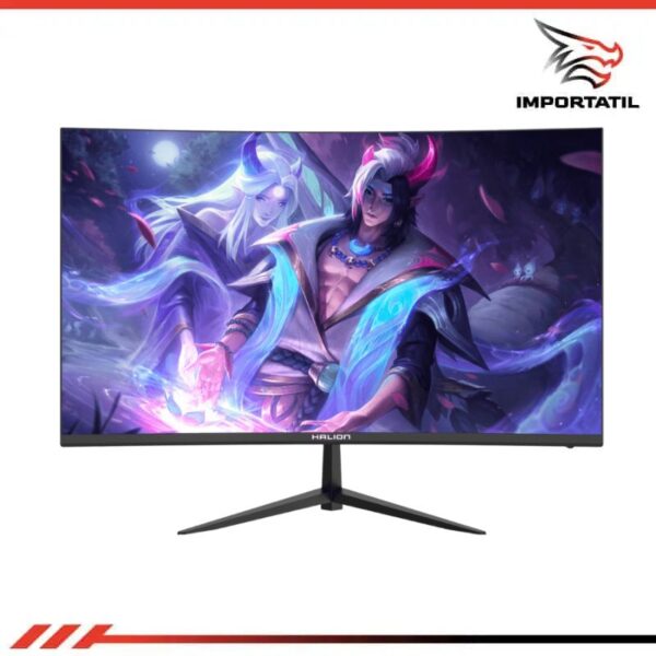 MONITOR GAMER HALION 27" HS2703FC CURVO VA 144HZ 1MS FHD