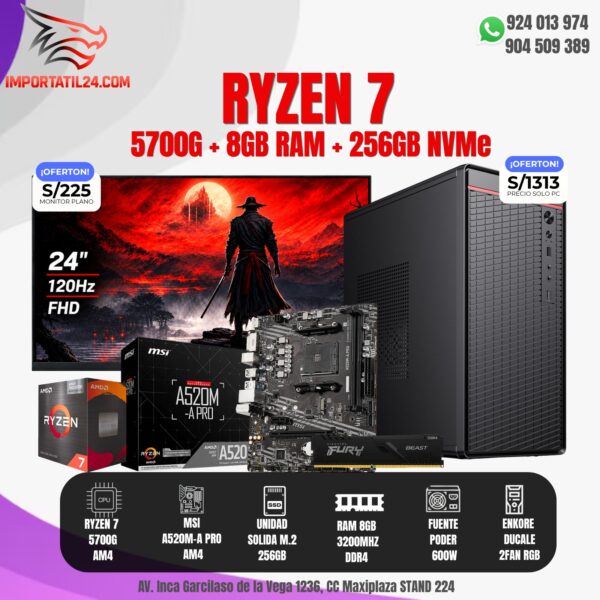 PC RYZEN 7 5700G
