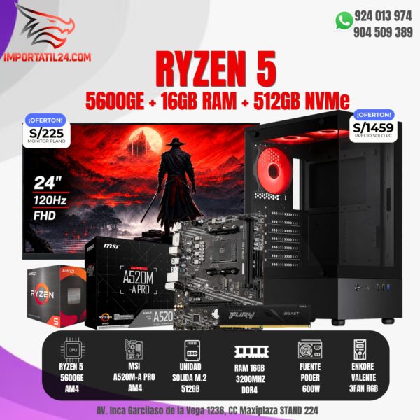 PC RYZEN 5 5600GE