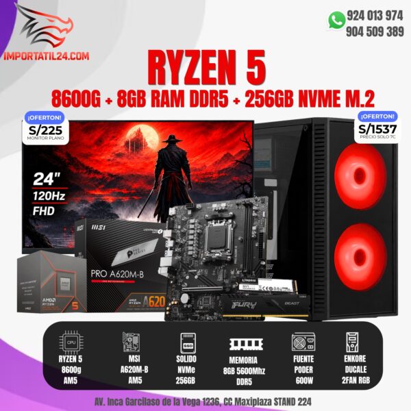 PC RYZEN 5 8600G